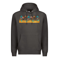 Smoke native American feathers Premium Hoodie - TumblerDesignByShophia