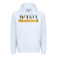 White native American feathers Premium Hoodie - TumblerDesignByShophia