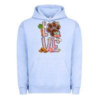 Pigment Grape Ice Tie dye easter love dog paw Urban Hoodie - BundleAndBundleShop