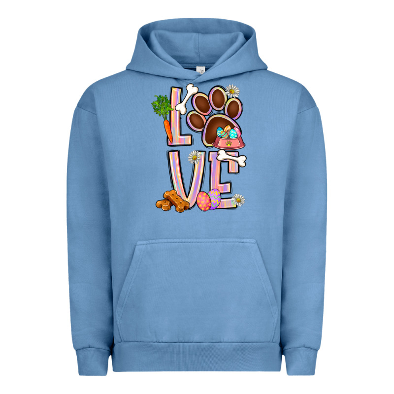 Tie Dye Easter Love Dog Paw Urban Hoodie by BundleAndBundleShop | Teevron