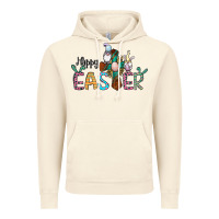 Vintage Artic cross rabbit gnomes happy easter Vintage Hoodie - Jasminsmagicworld