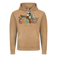 Cross Rabbit Gnomes Happy Easter Vintage Hoodie | Teevron