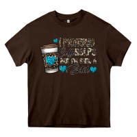 Chocolate Brown coffee Heavy Core Tee - CowhideDigitalArt