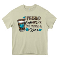 Mossy coffee Heavy Core Tee - CowhideDigitalArt