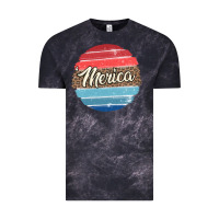 Cloud Black leopard merica Vintage Tee - MaliasSmallBusiness