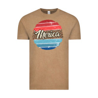 Vintage Coffee leopard merica Vintage Tee - MaliasSmallBusiness
