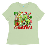 Matcha my first christmas unicorn Ladies Tee - FaDigitalArtStudio