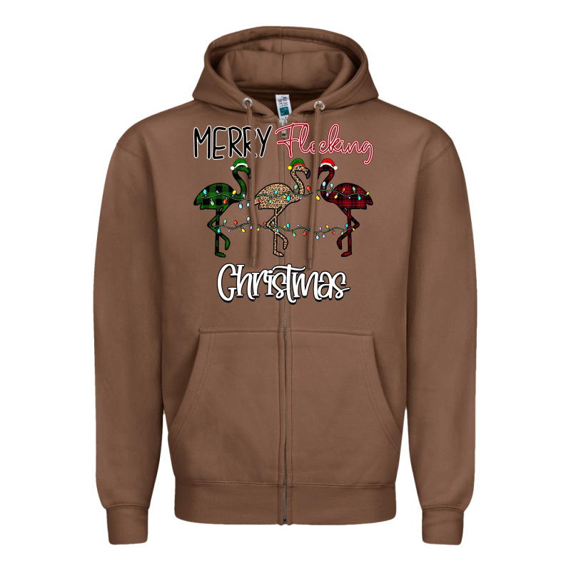 Merry Flocking Christmas Zipper Hoodie by Bettercallsaul | Teevron