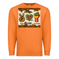 Carrot peace love juneteenth Premium Sweatshirt - TumblerDesignByShophia