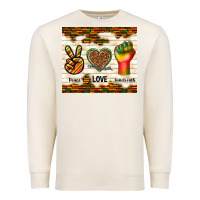 Sandshell peace love juneteenth Premium Sweatshirt - TumblerDesignByShophia
