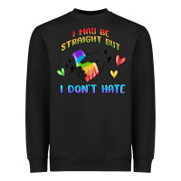 Black i may be straight pride day Heavyweight Sweatshirt - MaliasSmallBusiness
