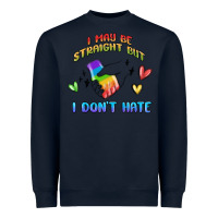 Navy i may be straight pride day Heavyweight Sweatshirt - MaliasSmallBusiness