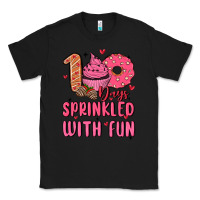 Black 100 days sprinkled with fun Classic Tee - MaliasSmallBusiness