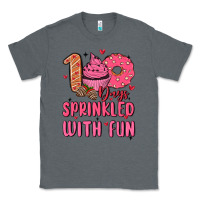 Charcoal Heather 100 days sprinkled with fun Classic Tee - MaliasSmallBusiness