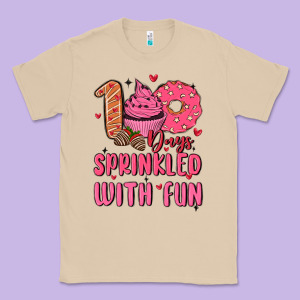 100 Days Sprinkled With Fun Classic Tee Designed By Maliassmallbusiness