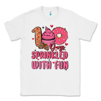 White 100 days sprinkled with fun Classic Tee - MaliasSmallBusiness