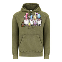 Vintage Olive easter bunny gnomes Vintage Hoodie - Jasminsmagicworld
