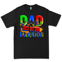 Black dad of a warrior Premium Tee - AdoDesignShop