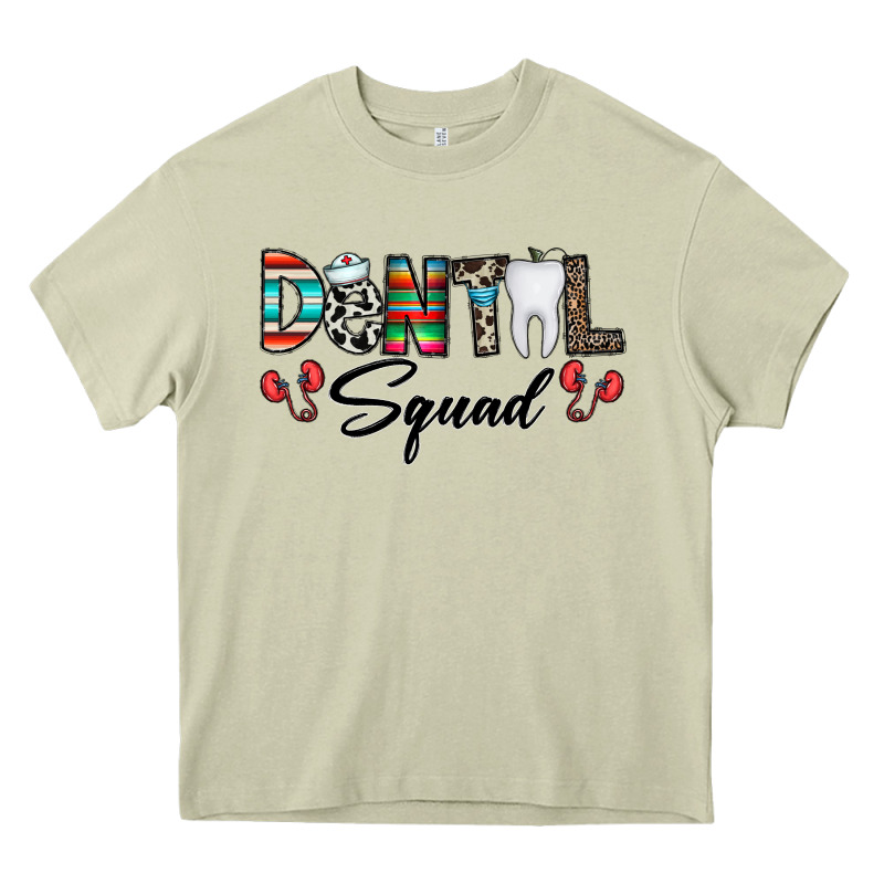Dental Squad Heavy Core Tee by CowhideDigitalArt | Teevron