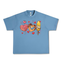 Pebble Blue valentines day mexican food Urban Heavy Tee - MaliasSmallBusiness