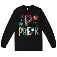 Black pre k Long Sleeve Tee - NancyCooperArtShop