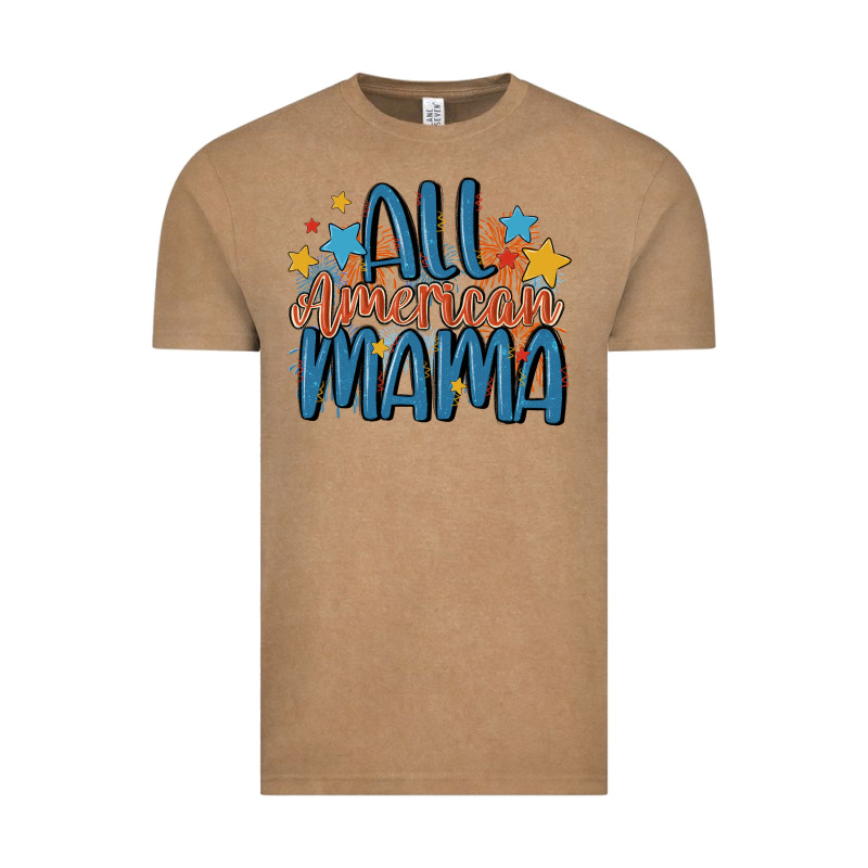 All American Mama Vintage Tee by MaliasSmallBusiness | Teevron