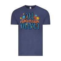 Vintage Denim all american mama Vintage Tee - MaliasSmallBusiness