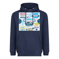 Navy perfect body loading Heavyweight Hoodie - TumblerDesignByShophia