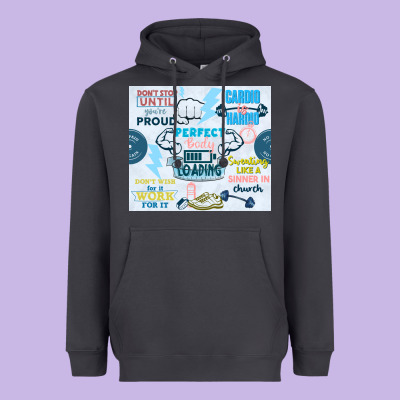 Perfect Body Loading Heavyweight Hoodie Designed By Tumblerdesignbyshophia