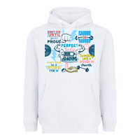 White perfect body loading Heavyweight Hoodie - TumblerDesignByShophia
