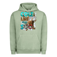 Pigment Oil Green cold like my soul coffee cups bbs Urban Hoodie - BundleAndBundleShop