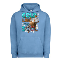 Pigment Pebble Blue cold like my soul coffee cups bbs Urban Hoodie - BundleAndBundleShop