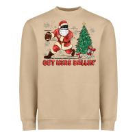 Mushroom out here ballin' Heavyweight Sweatshirt - MaliasSmallBusiness