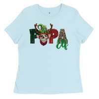 Baby Blue papa elf skull Ladies Tee - FaDigitalArtStudio