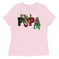 Bubblegum Pink papa elf skull Ladies Tee - FaDigitalArtStudio