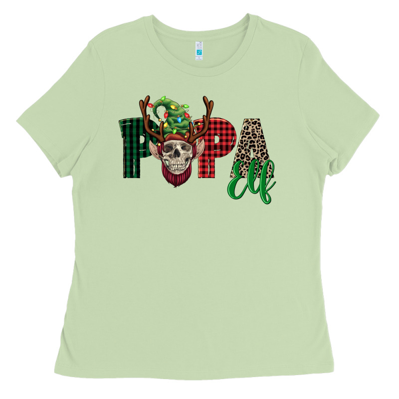 Papa Elf Skull Ladies Tee by FaDigitalArtStudio | Teevron