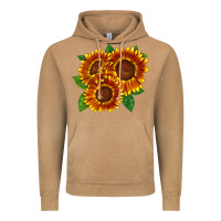 Vintage Camel tiger eyes sunflower Vintage Hoodie - LillyAllenDesigns