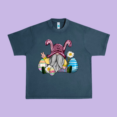 Easter Gnome With Eggs Urban Heavy Tee Designed By Adodesignshop
