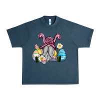 Midnight Navy easter gnome with eggs Urban Heavy Tee - AdoDesignShop