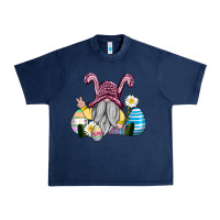 Navy easter gnome with eggs Urban Heavy Tee - AdoDesignShop