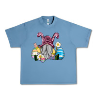 Pebble Blue easter gnome with eggs Urban Heavy Tee - AdoDesignShop