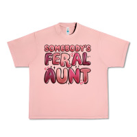 Salmon somebodys feral aunt Urban Heavy Tee - MaliasSmallBusiness