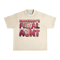 Sandshell somebodys feral aunt Urban Heavy Tee - MaliasSmallBusiness