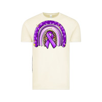 Vintage Arctic awerenes ribbon  rainbow Vintage Tee - MaliasSmallBusiness