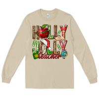 Mushroom holly jolly teacher Long Sleeve Tee - NancyCooperArtShop