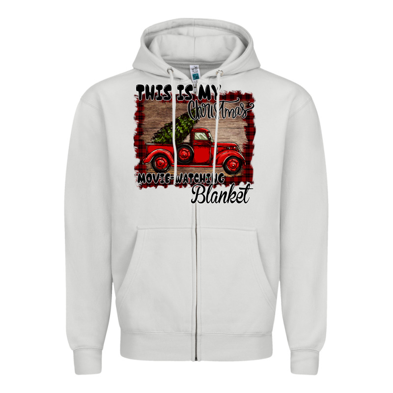 Christmas Movie Watching Blanket Zipper Hoodie by Bettercallsaul | Teevron