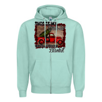 Seafoam Christmas Movie Watching Blanket Zipper Hoodie - Bettercallsaul