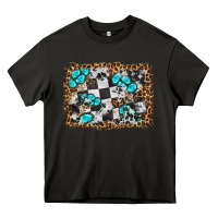 Asphalt race leopard and gemstone background Heavy Core Tee - HRA Design Shop