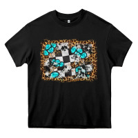 Black race leopard and gemstone background Heavy Core Tee - HRA Design Shop