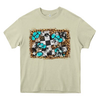 Mossy race leopard and gemstone background Heavy Core Tee - HRA Design Shop